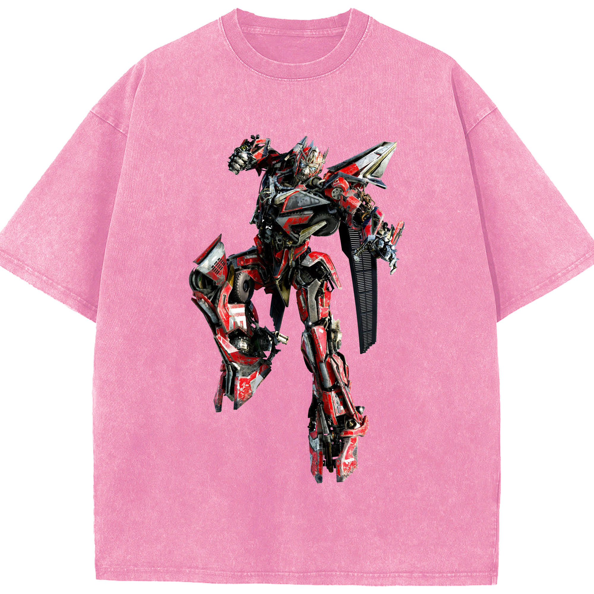 （画像用）  綿100% ヴィンテージ風 半袖Tシャツ（フロントプリント）